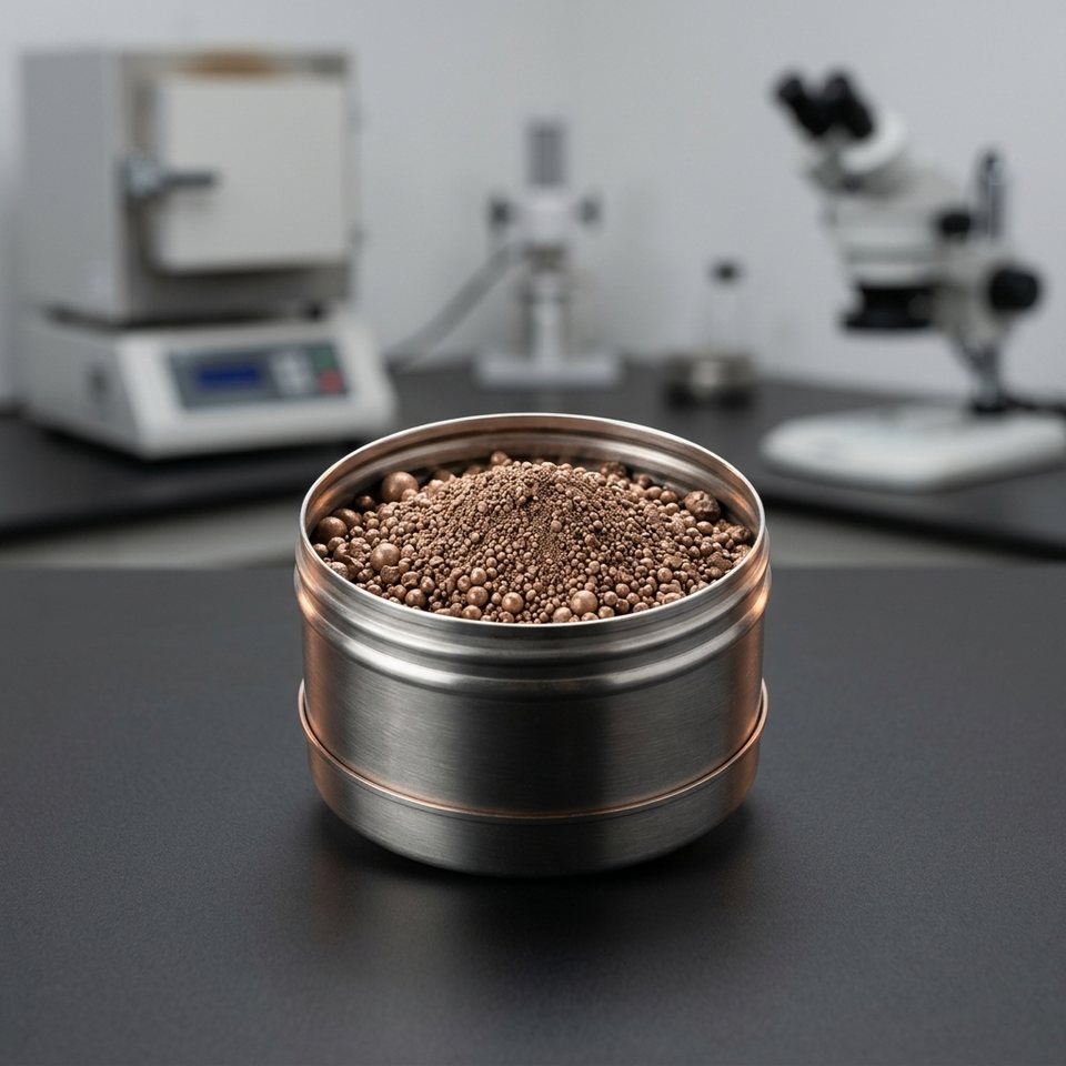 BCuP Copper-Phosphorus Brazing Powder metal powder product sample