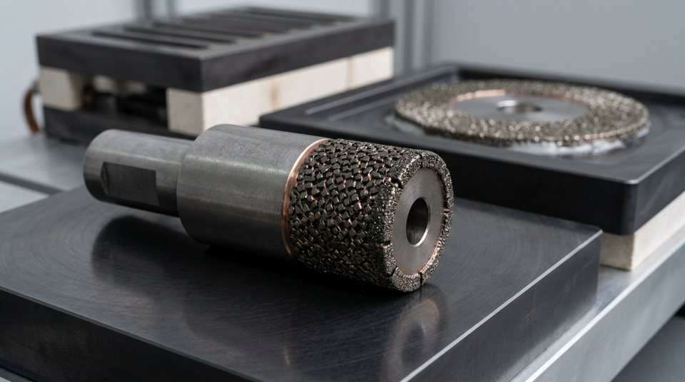 Vacuum-brazed diamond cutting tools with controlled active filler joints