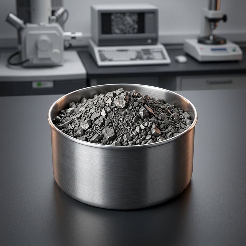 Ferrotitanium & Ferroboron Powder (FeTi / FeB) metal powder product sample