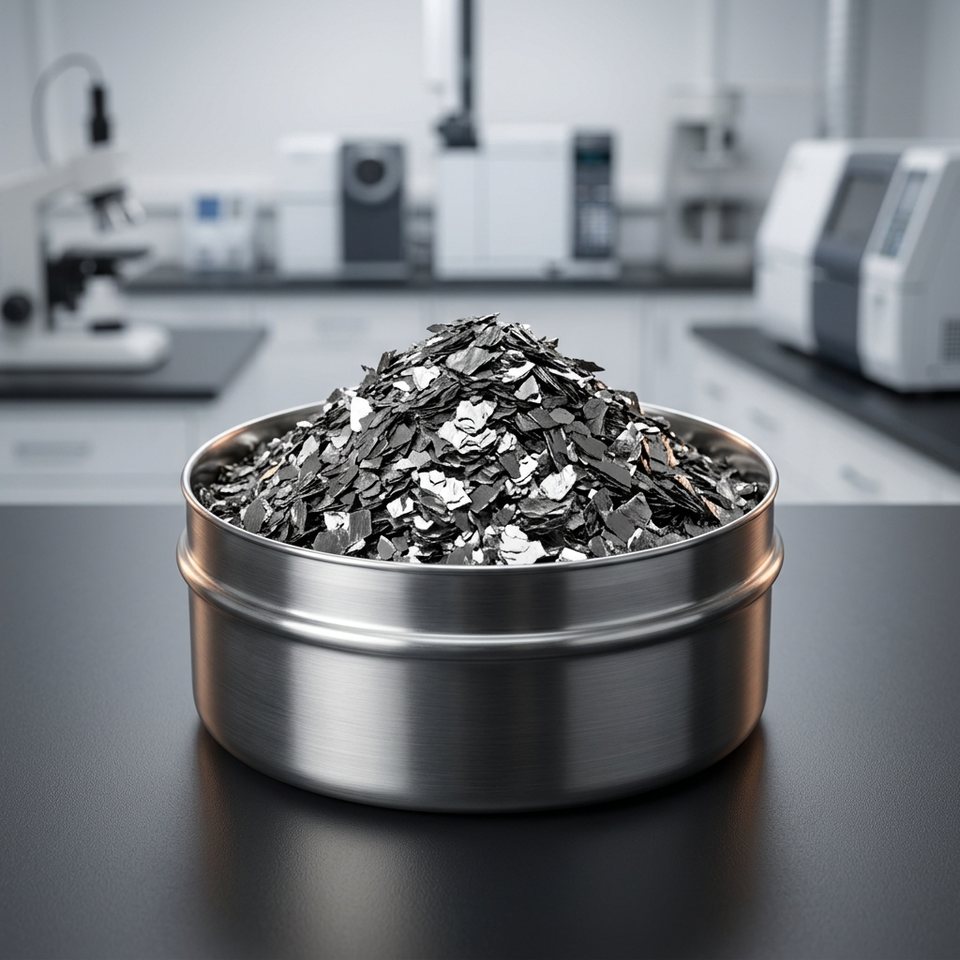 Flake Nickel Powder for EMI Shielding metal powder product sample