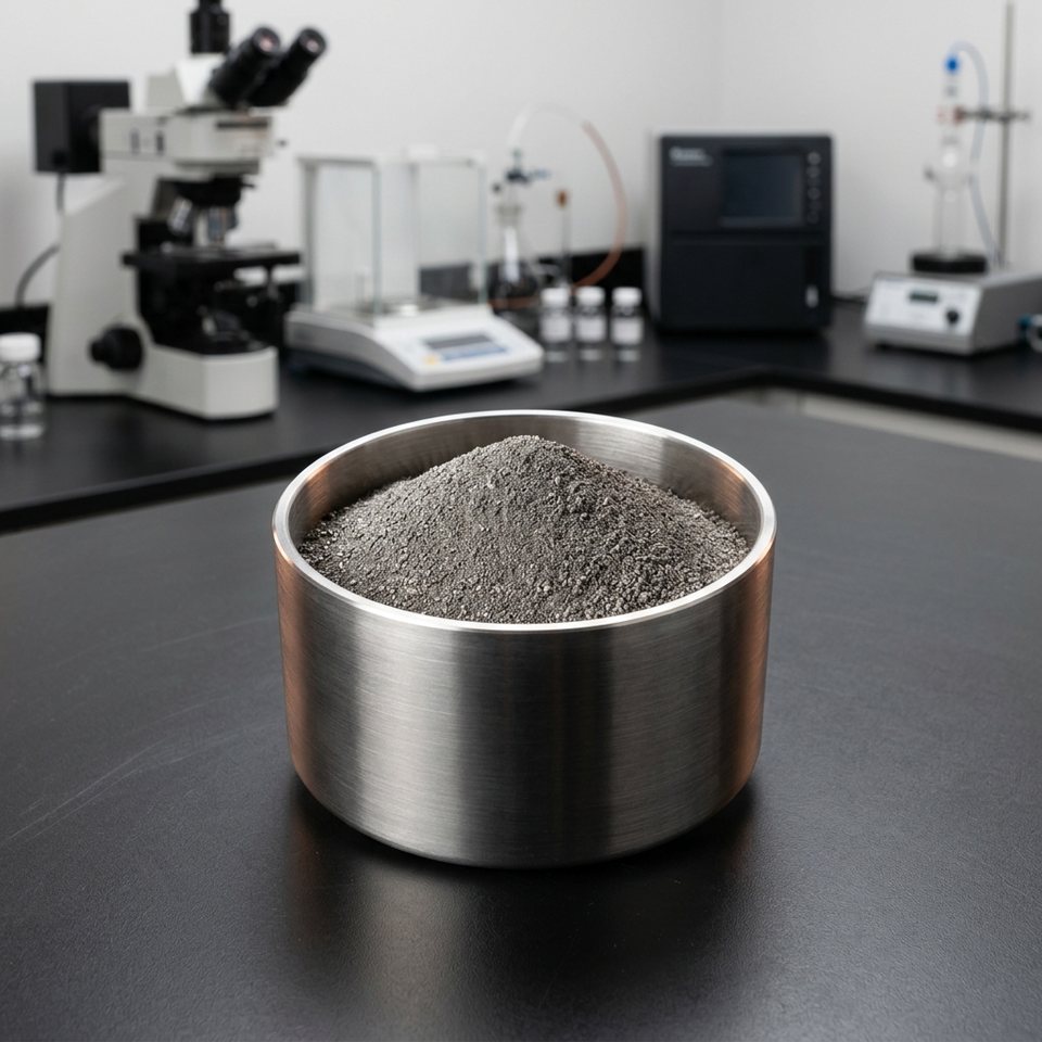 Nickel-Coated Aluminum Powder (Ni/Al Composite) metal powder product sample