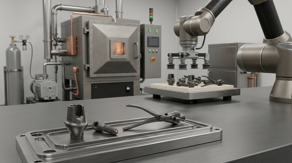 Ti6Al4V Titanium MIM Powder industrial application detail